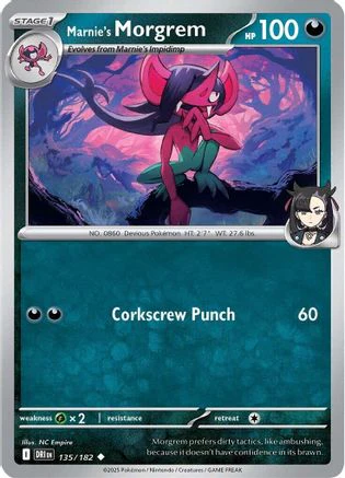 Marnie's Morgrem - 135/182 - Uncommon Reverse Holo