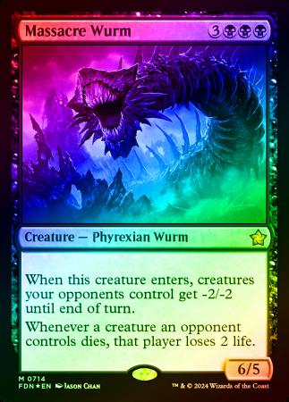Massacre Wurm - 0714 - Foil