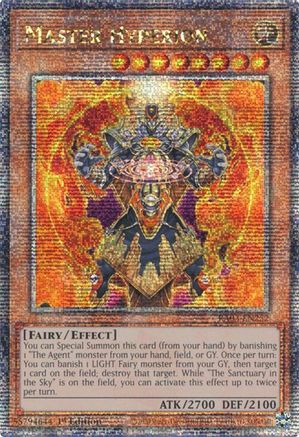 Master Hyperion (Quarter Century Secret Rare) (RA03-EN252) - Quarter Century Bonanza Quarter Century Secret Rare 1st Edition