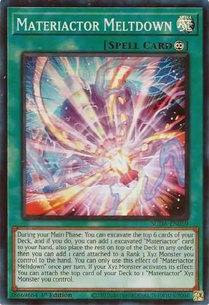 Materiactor Meltdown (SUDA-EN059) - Supreme Darkness Super Rare 1st Edition