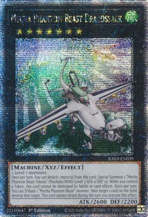 Mecha Phantom Beast Dracossack (Quarter Century Secret Rare) (RA03-EN039) - Quarter Century Bonanza Quarter Century Secret Rare 1st Edition