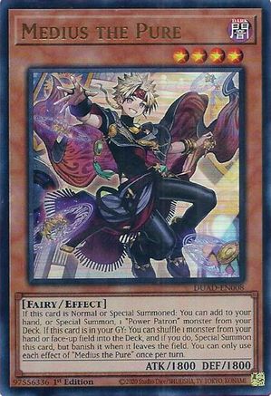 Medius the Pure (DUAD-EN008) - Duelist's Advance Ultra Rare 1st Edition