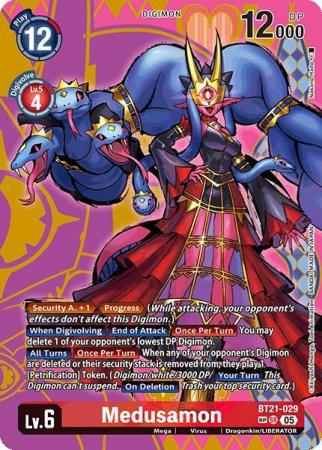 Medusamon (SP) - BT21-029 SR - Special Rare