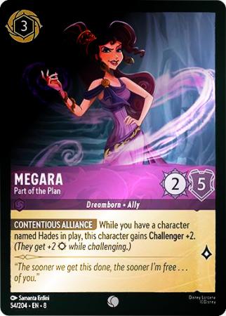 Megara - Part of the Plan - 054/204 - Common Cold Foil