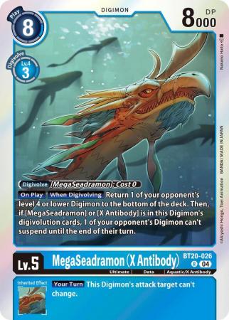 MegaSeadramon (X Antibody) - BT20-026 R - Rare