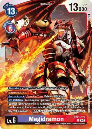 Megidramon - BT21-079 R - Rare