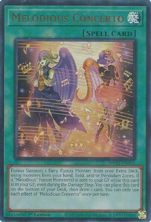 Melodious Concerto (MP25-EN195) - 2025 Mega-Pack Ultra Rare 1st Edition