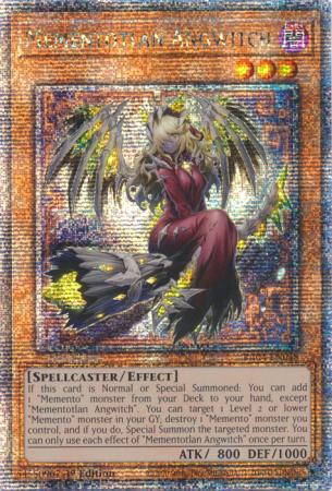 Mementotlan Angwitch (Quarter Century Secret Rare) (RA04-EN048) - Quarter Century Stampede Quarter Century Secret Rare 1st Edition