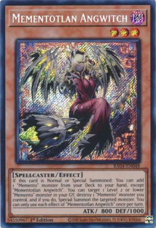 Mementotlan Angwitch (Secret Rare) (RA04-EN048) - Quarter Century Stampede Secret Rare 1st Edition