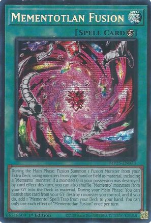 Mementotlan Fusion (MP25-EN073) - 2025 Mega-Pack Prismatic Secret Rare 1st Edition