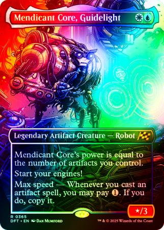Mendicant Core, Guidelight (Borderless) - 0365 - Foil