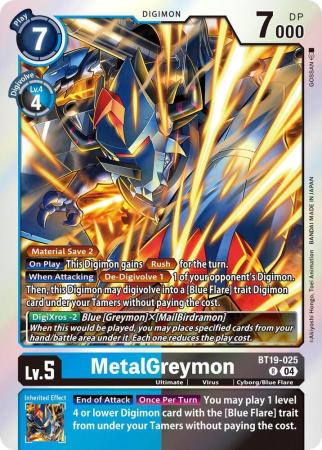 MetalGreymon - BT19-025 R - Rare