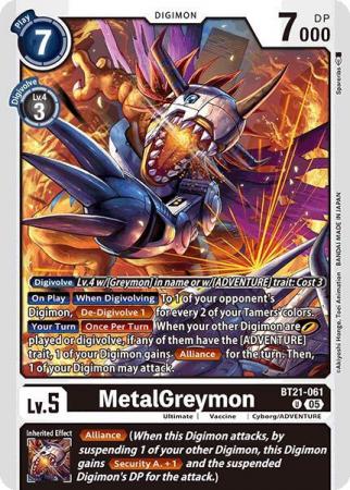 MetalGreymon - BT21-061 U - Uncommon