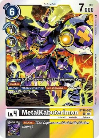 MetalKabuterimon - BT18-067 R - Rare