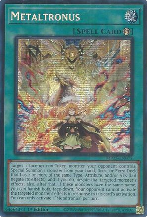 Metaltronus (MP25-EN075) - 2025 Mega-Pack Prismatic Secret Rare 1st Edition