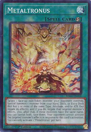 Metaltronus (RA04-EN100) - Quarter Century Stampede Super Rare 1st Edition