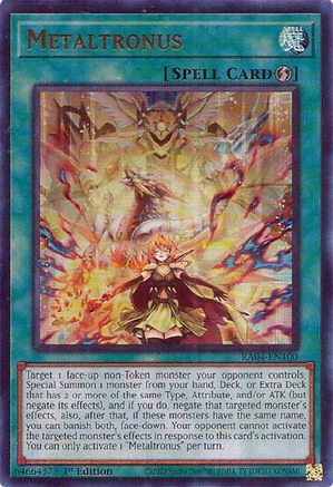Metaltronus (UR) (RA04-EN100) - Quarter Century Stampede Ultra Rare 1st Edition