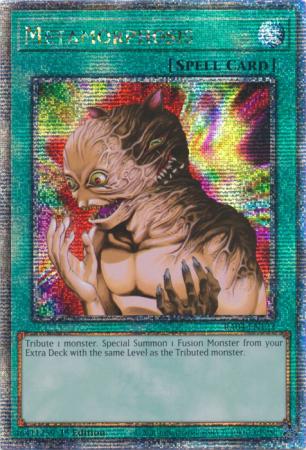 Metamorphosis (Quarter Century Secret Rare) (RA04-EN123) - Quarter Century Stampede Quarter Century Secret Rare 1st Edition