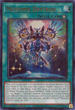 Meteonis Drytron (UR) (RA04-EN096) - Quarter Century Stampede Ultra Rare 1st Edition