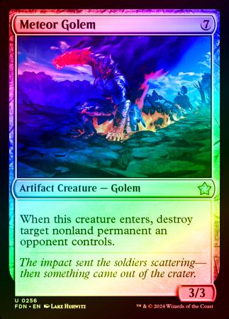 Meteor Golem - 0256 - Foil