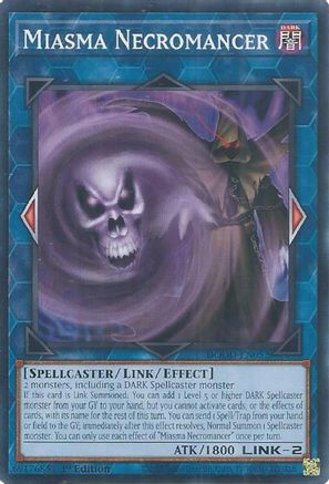 Miasma Necromancer (DOOD-EN052) - Doom of Dimensions Common / Short Print 1st Edition