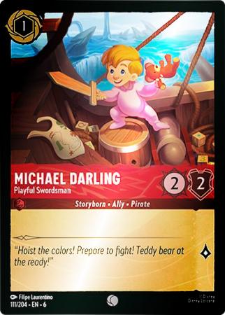 Michael Darling - Playful Swordsman - 111/204 - Common Cold Foil