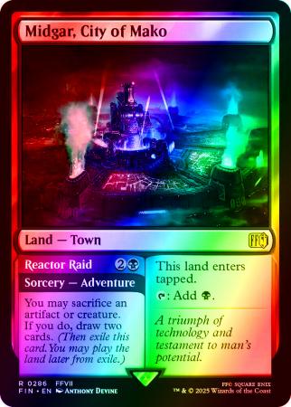 Midgar, City of Mako - 0286 - Foil
