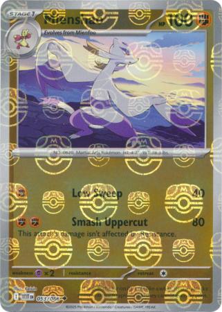 Mienshao (Master Ball Pattern) - 053/086 - Uncommon Reverse Holo