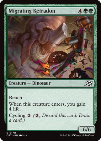 Migrating Ketradon - 0170