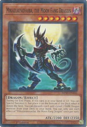 Mikazukinoyaiba, the Moon Fang Dragon (MP25-EN346) - 2025 Mega-Pack Common / Short Print 1st Edition