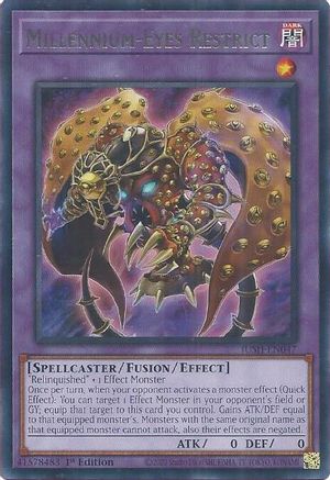 Millennium-Eyes Restrict (JUSH-EN047) - Justice Hunters Rare 1st Edition