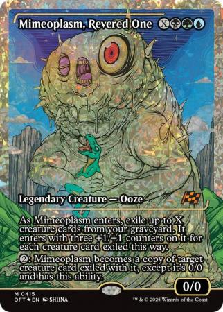 Mimeoplasm, Revered One (Showcase) (Fracture Foil) - 0415 - Foil