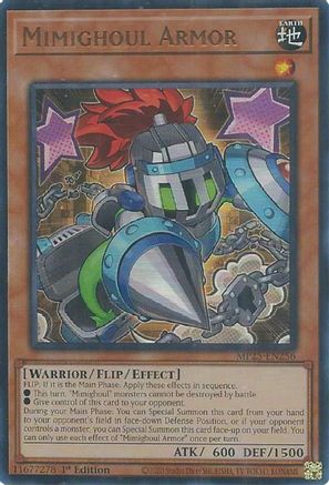 Mimighoul Armor (MP25-EN256) - 2025 Mega-Pack Ultra Rare 1st Edition