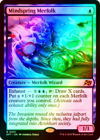 Mindspring Merfolk - 0051 - Foil