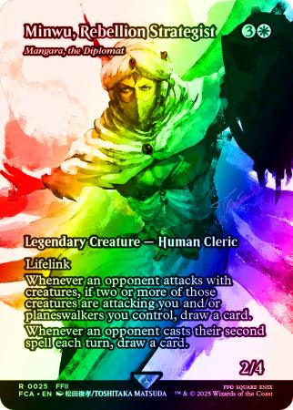 Minwu, Rebellion Strategist - Mangara, the Diplomat (Showcase) - 0025 - Foil