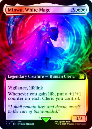 Minwu, White Mage (Extended Art) - 0430 - Foil