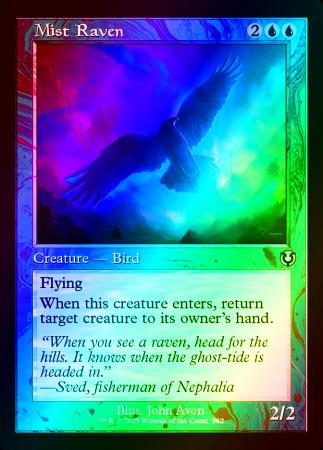 Mist Raven (Retro Frame) - 0362 - Foil