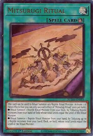 Mitsurugi Ritual (SUDA-EN095) - Supreme Darkness Ultra Rare 1st Edition
