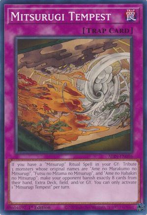 Mitsurugi Tempest (ALIN-EN096) - Alliance Insight Common / Short Print 1st Edition
