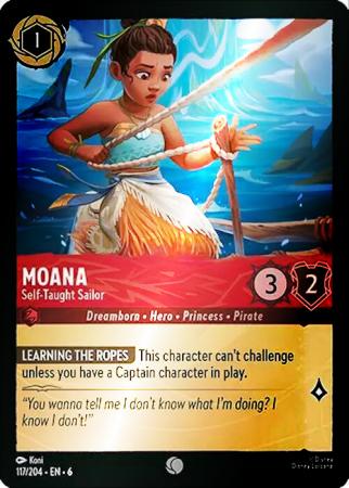 Moana - Self-Taught Sailor - 117/204 - Common Cold Foil