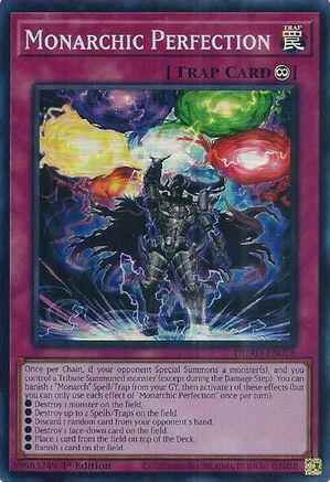 Monarchic Perfection (DUAD-EN076) - Duelist's Advance Super Rare 1st Edition