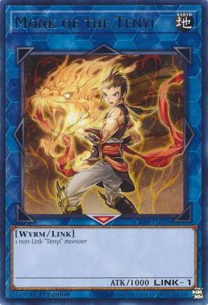 Monk of the Tenyi (CRBR-EN056) - Crossover Breakers Rare 1st Edition