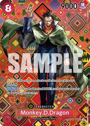 Monkey.D.Dragon (SP) - OP09-015 - Super Rare Foil