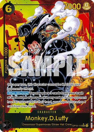 Monkey.D.Luffy (Parallel) - OP10-118 - Foil Secret Rare
