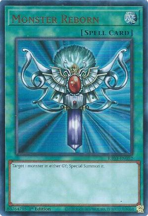 Monster Reborn (UR) (RA03-EN052) - Quarter Century Bonanza Ultra Rare 1st Edition