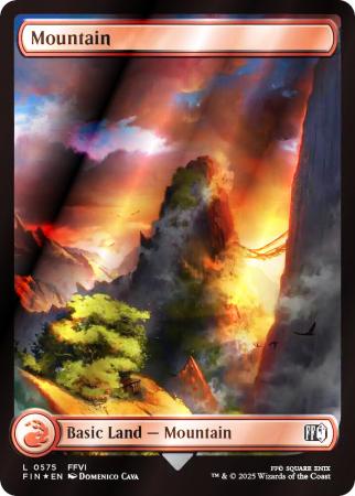 Mountain (0575) (Surge Foil) - 0575 - Foil