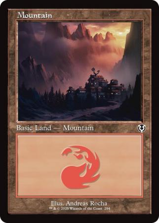 Mountain (294) (Retro Frame) - 0294