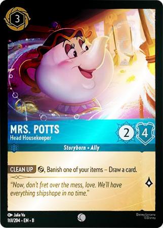 Mrs. Potts - Head Housekeeper - 161/204 - Common Cold Foil