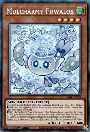 Mulcharmy Fuwalos (PCR) (RA04-EN050) - Quarter Century Stampede Prismatic Collector's Rare 1st Edition