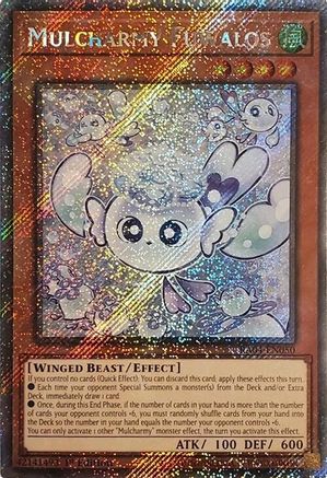 Mulcharmy Fuwalos (Platinum Secret Rare) (RA04-EN050) - Quarter Century Stampede Platinum Secret Rare 1st Edition